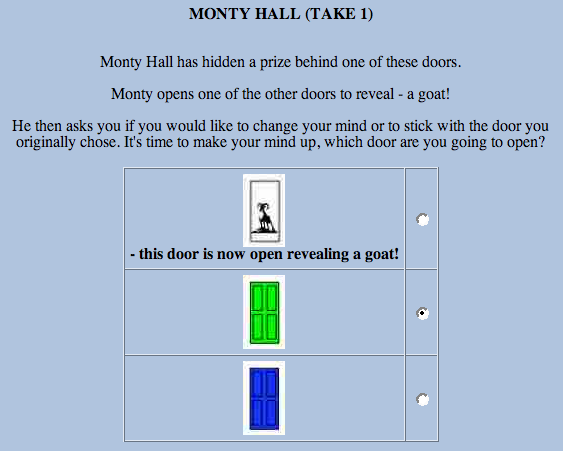 Monty Hall Second Attempt Illustration