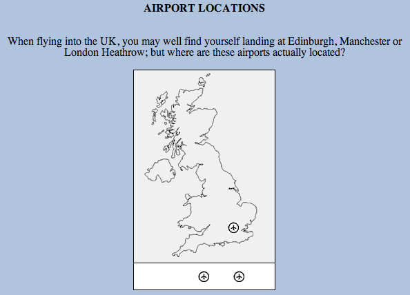 Airport Locations Illustration