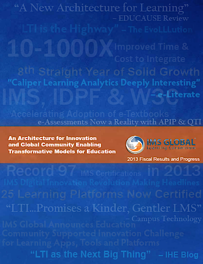 IMS annual report 2013 cover